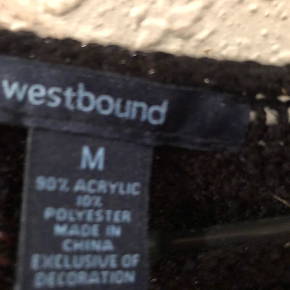 Black sweater top - Picture 3 of 3